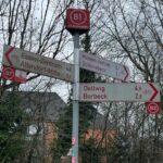 Wegweiser Knotenpunkt 81 in der Nähe von der "Bar Celona"