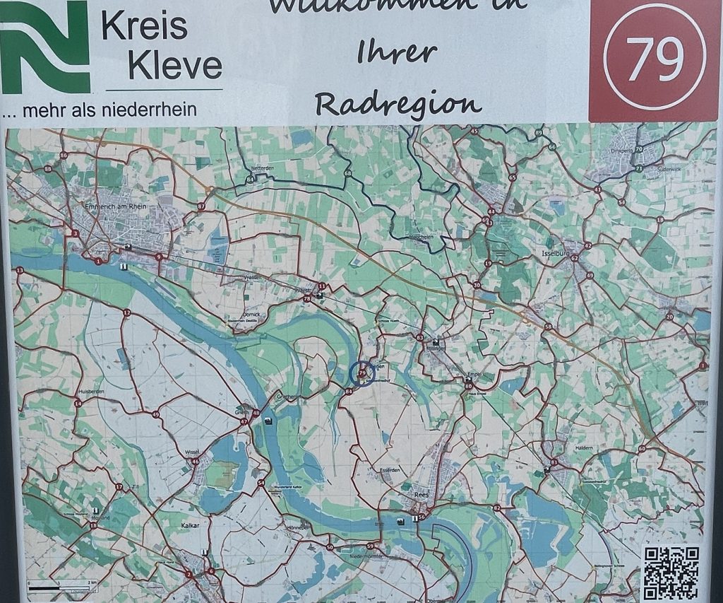 Knotenpunktkarte 79 im Kreis Kleve