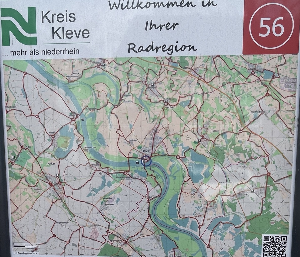 Knotenpunktkarte 56 Kreis Kleve