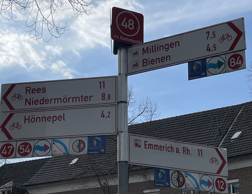 Knotenpunkt 48r im Kreis Kleve