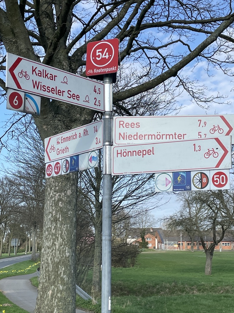 Knotenpunkt 54 im Kreis Kleve