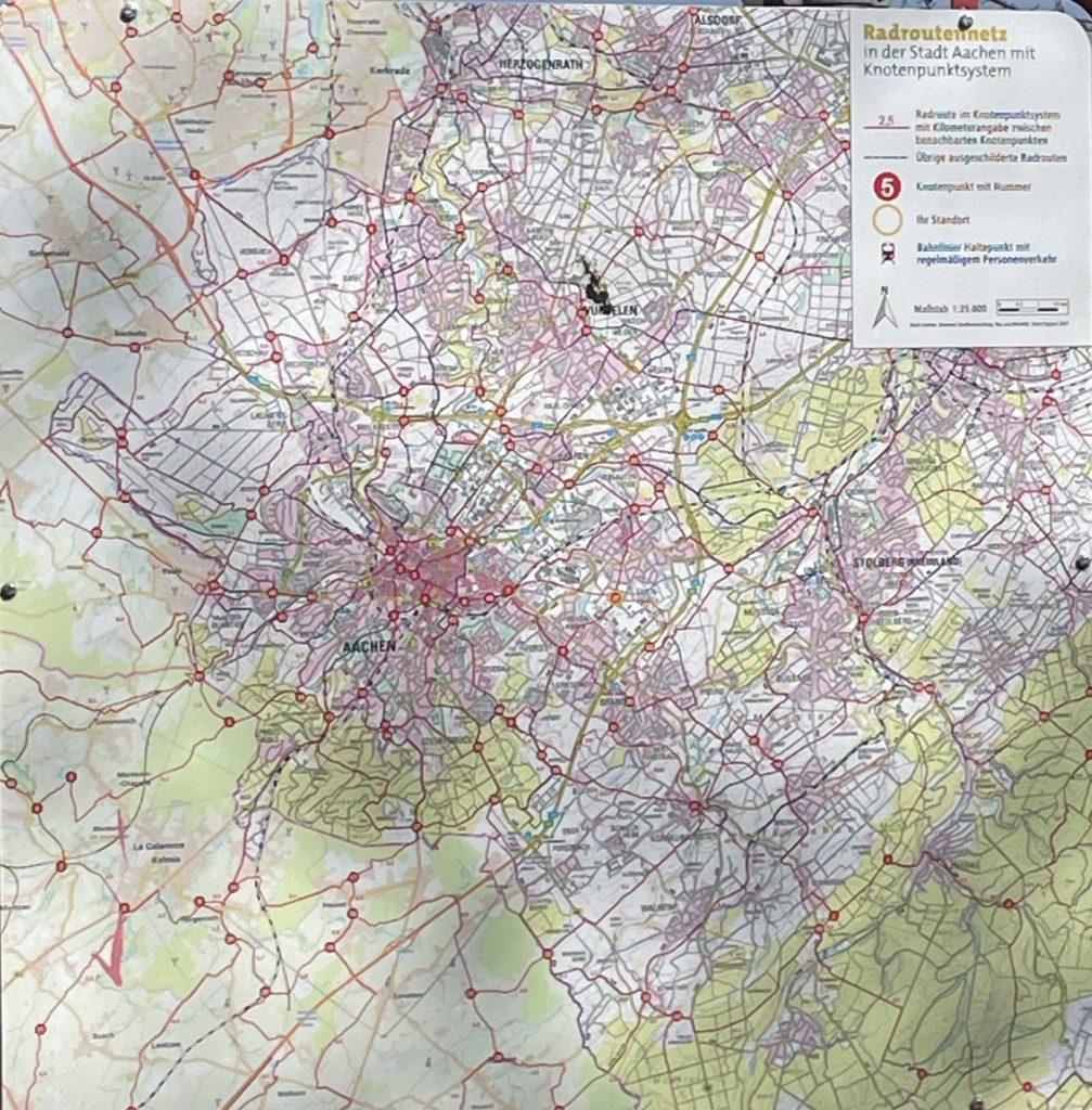 Knotenpunktkarte 27 in der StädteRegion Aachen