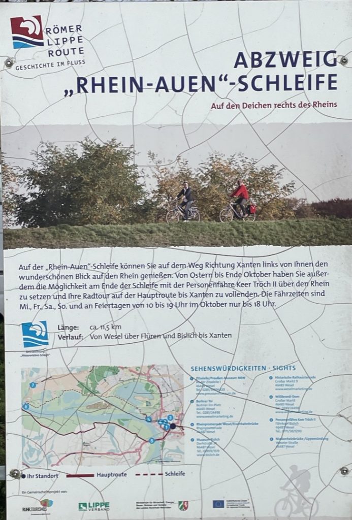 ABZWEIGE „RHEIN-AUEN"-SCHLEIFE