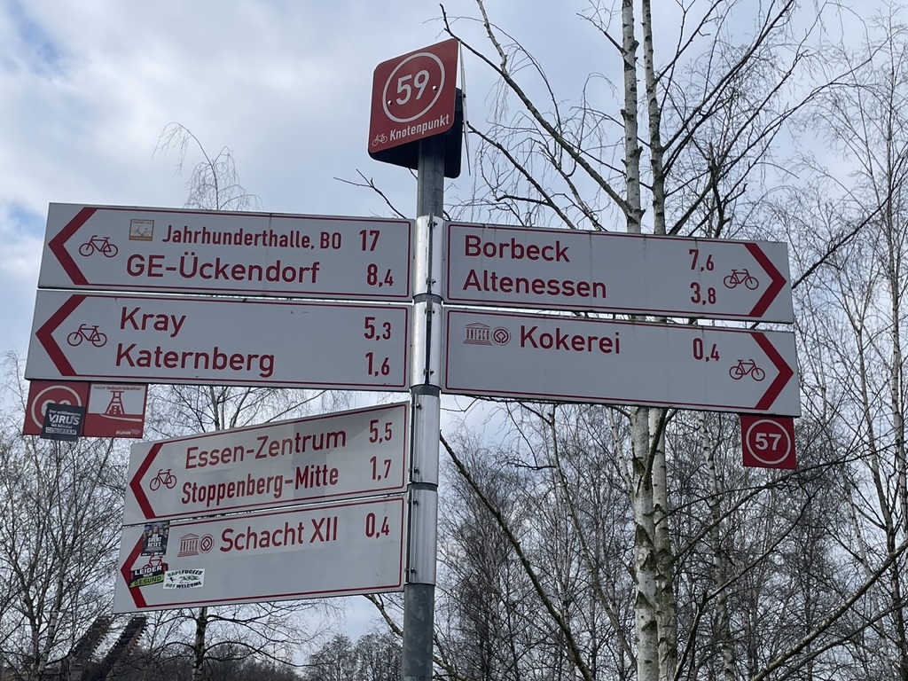Knotenpunkt 59 im rad revier ruhr