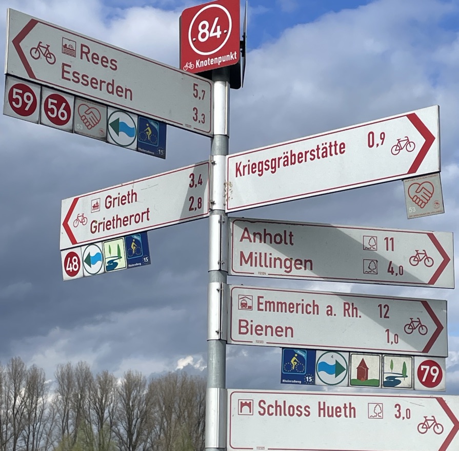 Knotenpunkt 84r im Kreis Kleve