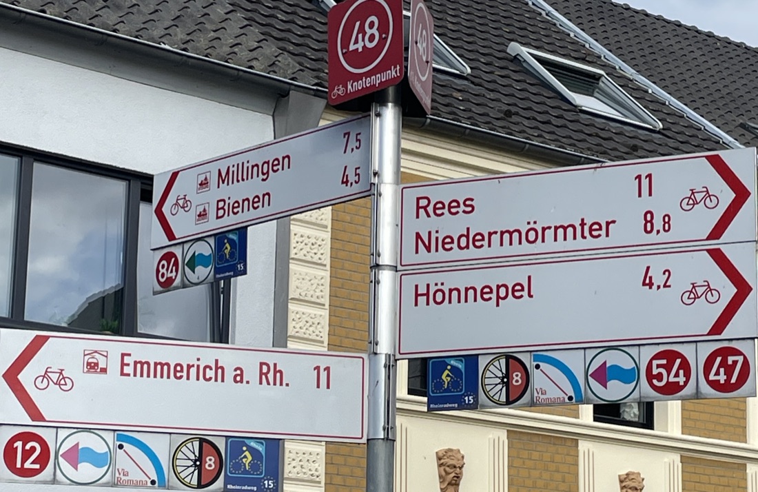 Knotenpunkt 48 im Kreis Kleve