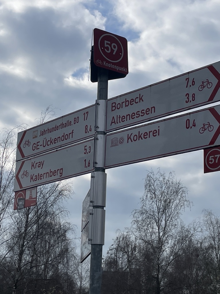 Knotenpunkt 59r im rad revier ruhr