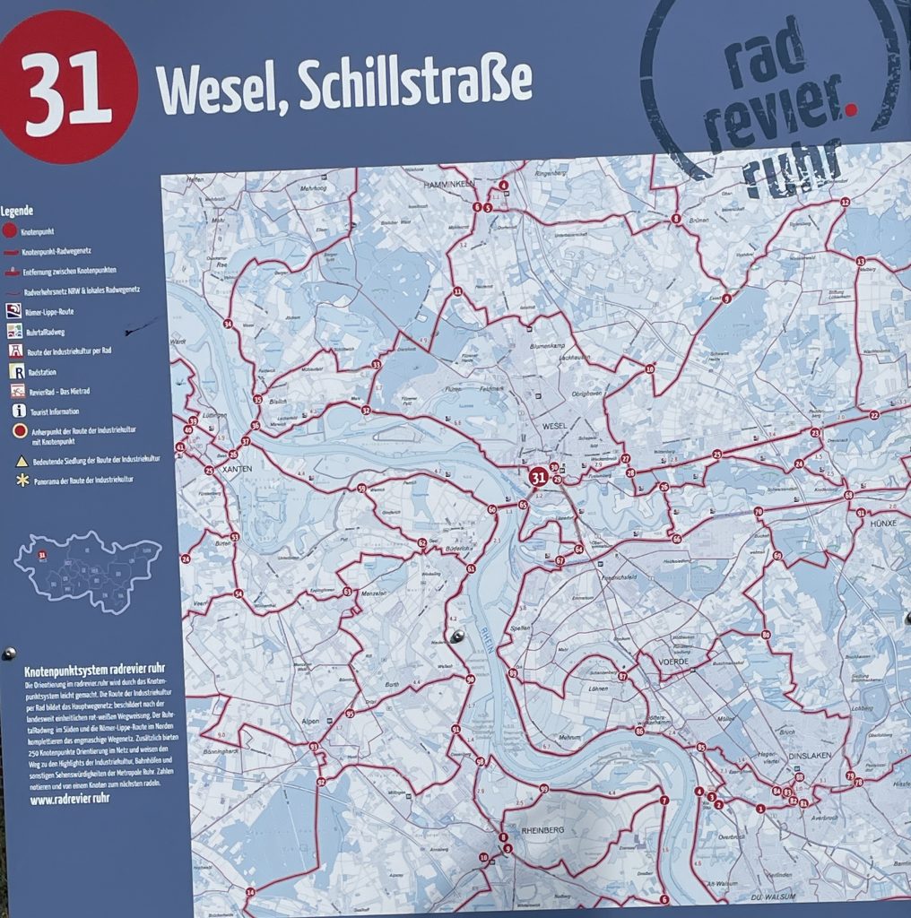 Knotenpunktkarte 31 rad revier ruhr
