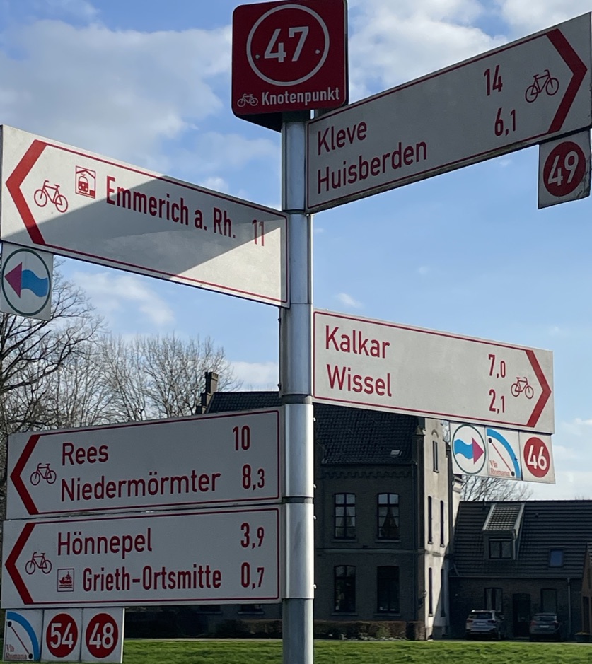 Knotenpunkt 47r im Kreis Kleve