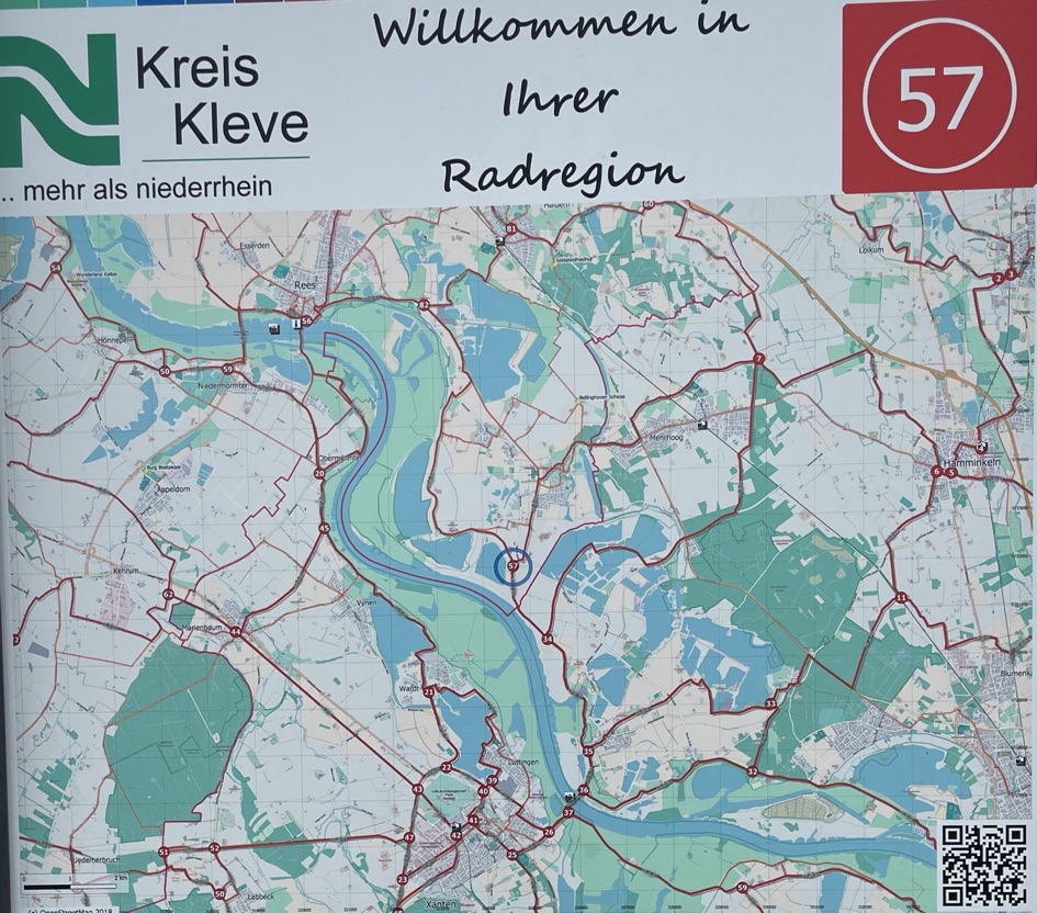 Knotenpunktkarte 57 Kreis Wesel
