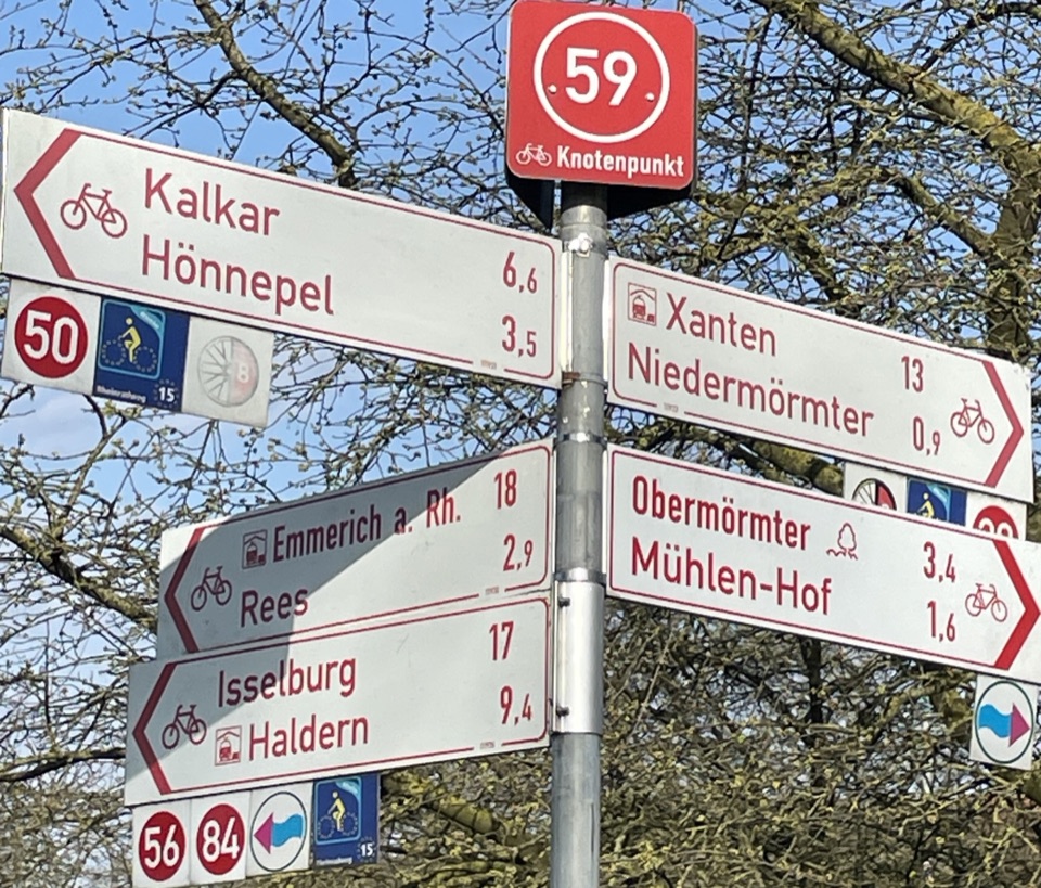 Knotenpunkt 59 im Kreis Kleve
