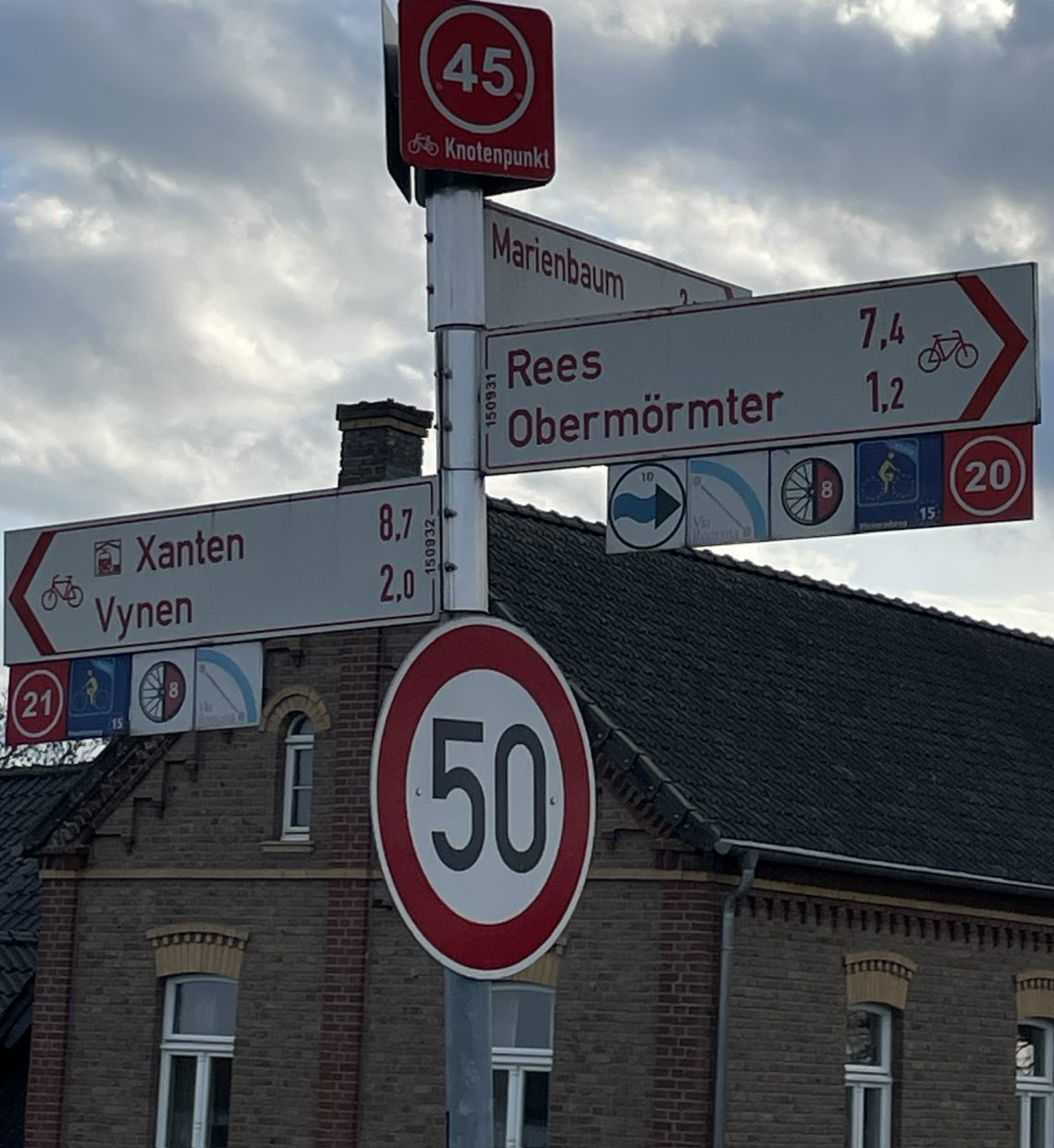 Knotenpunkt 45 im Kreis Wesel