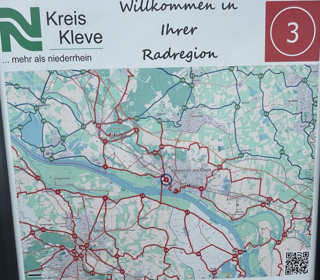 Knotenpunktkarte 3 im Kreis Kleve