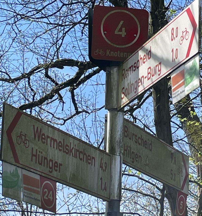Knotenpunkt 4 in der RadRegionRheinland